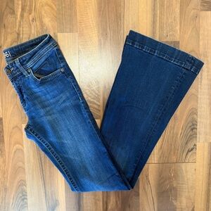 DL1961 Dark Blue Flare Women's Jeans